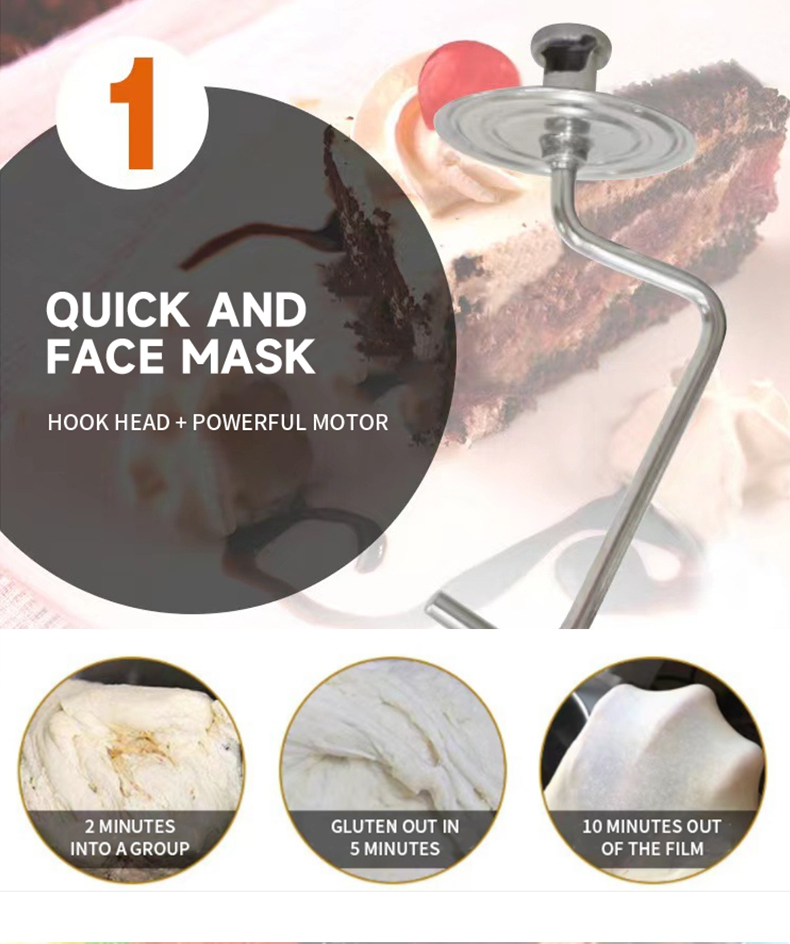 เครื่องผสมแป้งเกลียวเชิงพาณิชย์